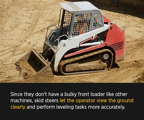 how to level gravel with a skid steer|skid steer grade chart.